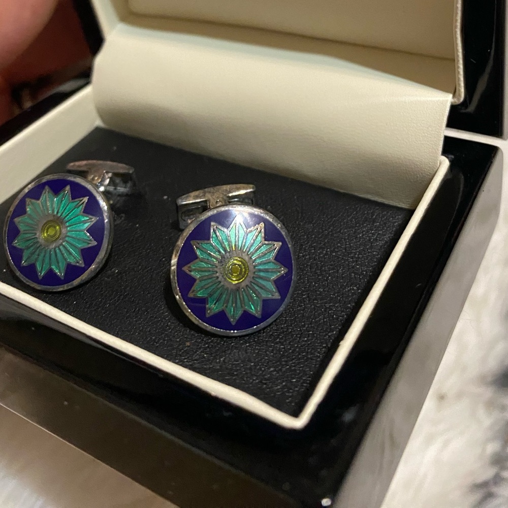 Zaharoff suit accessories dress shirt cuff links like new